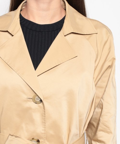 ミディ丈トレンチコート B80