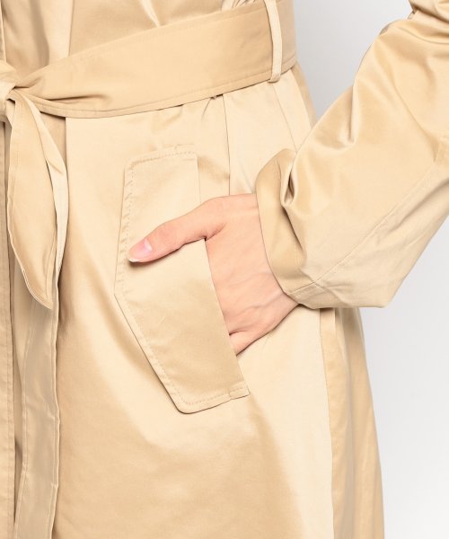 ミディ丈トレンチコート B80