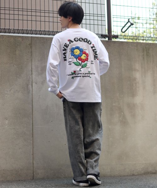 SITRY(SITRY)/【SITRY】オーバーサイズ 発泡プリント ロングスリーブTシャツ 長袖 プリントTシャツ ロンT/img33