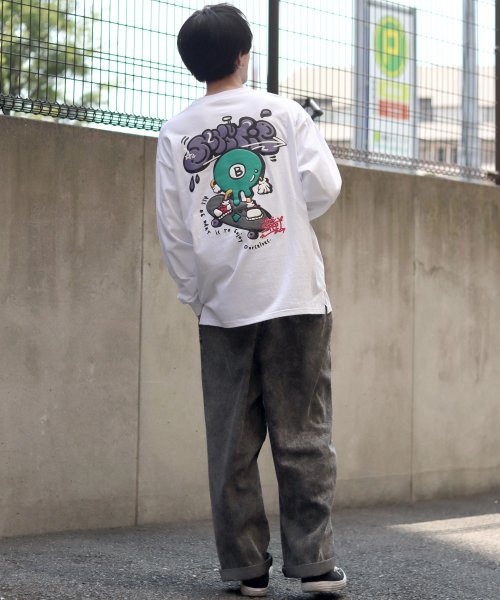 SITRY(SITRY)/【SITRY】オーバーサイズ 発泡プリント ロングスリーブTシャツ 長袖 プリントTシャツ ロンT/img45