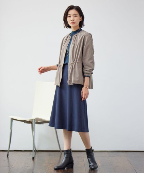 J.PRESS LADIES（LARGE SIZE）(J．プレス　レディス（大きいサイズ）)/【洗える・撥水】Artirosa ノーカラー ブルゾン/img02