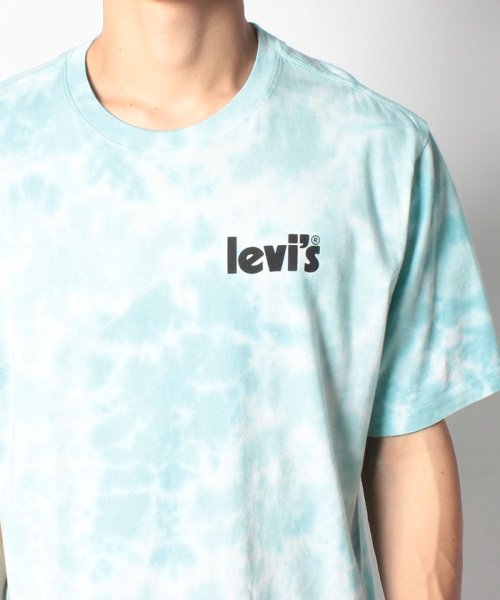 LEVI’S OUTLET(リーバイスアウトレット)/リラックスフィット Tシャツ ブルー BLUE DYE/img03