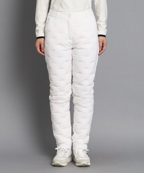 【撥水加工】サイドテロゴデザイン ダウンパンツ 