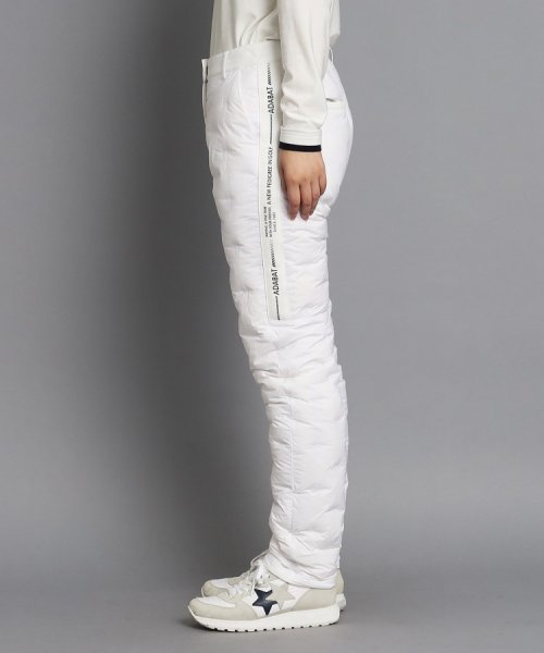 【撥水加工】サイドテロゴデザイン ダウンパンツ 