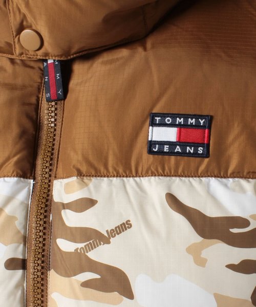 TOMMY JEANS(トミージーンズ)/カラーブロックオールオーバープリントアラスカパッファジャケット/img09