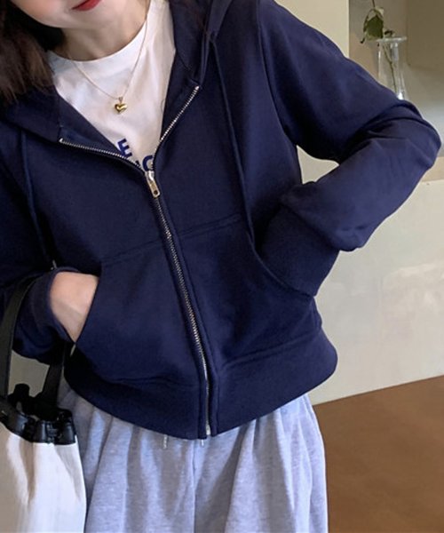 HALEY PESCA/【冷え対策にも】ショート丈ジップパーカー 人気・おすすめ｜多用途・生活用品におすすめ 口コミ人気 即納 日本国内発送・信頼対応