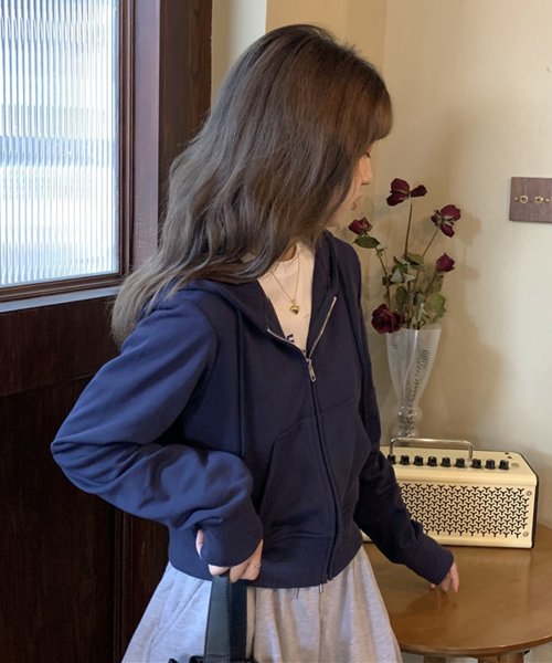 HALEY PESCA/【冷え対策にも】ショート丈ジップパーカー 人気・おすすめ｜多用途・生活用品におすすめ 口コミ人気 即納 日本国内発送・信頼対応
