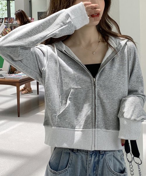 HALEY PESCA/【冷え対策にも】ショート丈ジップパーカー 人気・おすすめ｜多用途・生活用品におすすめ 口コミ人気 即納 日本国内発送・信頼対応