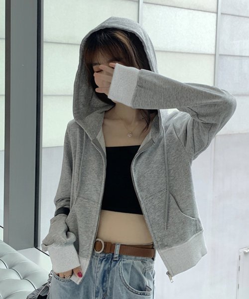 HALEY PESCA/【冷え対策にも】ショート丈ジップパーカー 人気・おすすめ｜多用途・生活用品におすすめ 口コミ人気 即納 日本国内発送・信頼対応