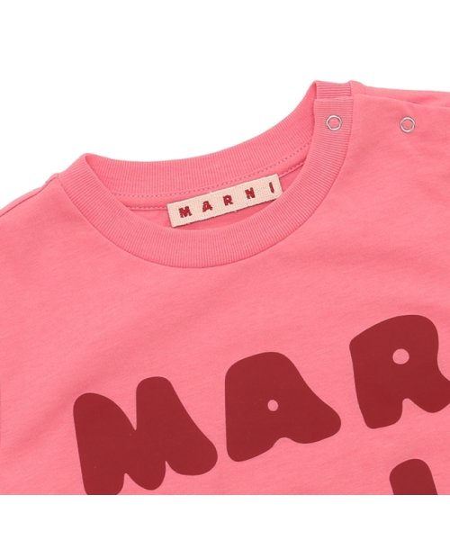 MARNI(マルニ)/マルニ Tシャツ カットソー ベビー ロゴ ピンク キッズ MARNI M00916M00HZMT65B 0M338/img03