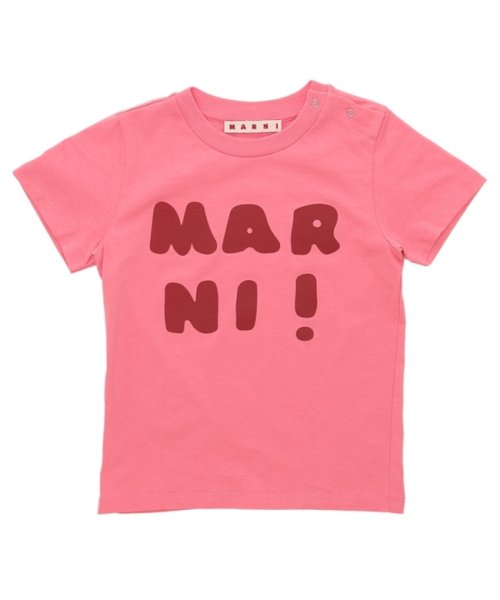 MARNI(マルニ)/マルニ Tシャツ カットソー ベビー ロゴ ピンク キッズ MARNI M00916M00HZMT65B 0M338/img05