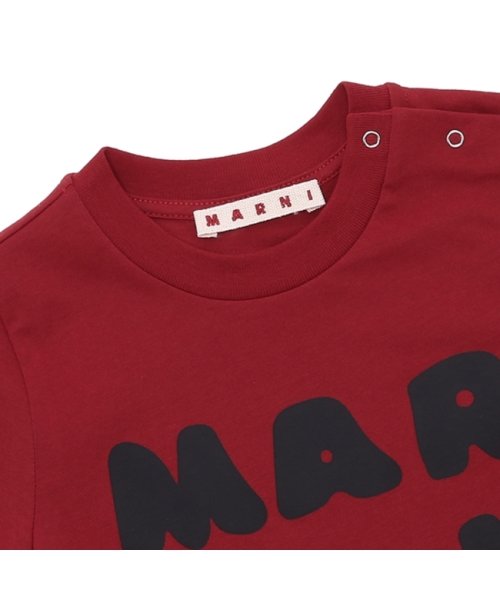 MARNI(マルニ)/マルニ Tシャツ カットソー ベビー ロゴ レッド キッズ MARNI M00916M00HZMT65B 0M400/img03