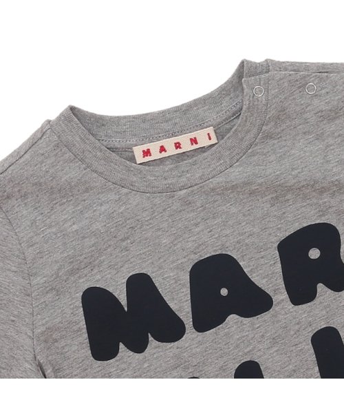 MARNI(マルニ)/マルニ Tシャツ カットソー ベビー ロゴ グレー キッズ MARNI M00916M00HZMT65B 0M903/img03