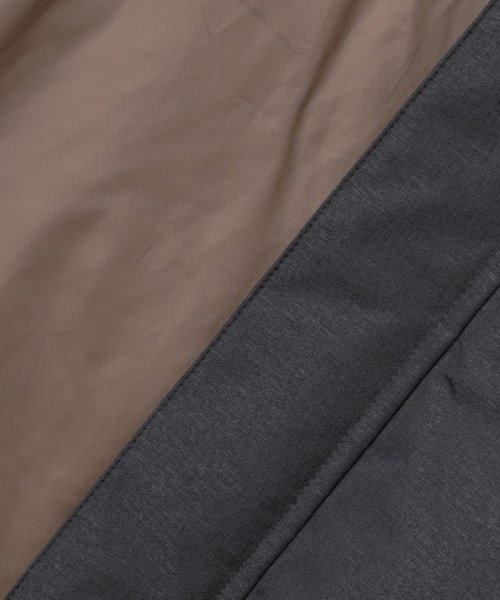 【仕事で着用可】MINOTECH?メランジラミネート?ダウンコート 仕事で着用可