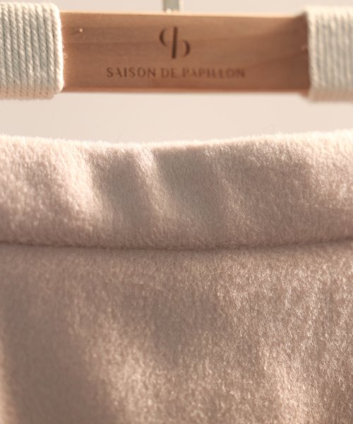 SAISON DE PAPILLON(セゾン ド パピヨン)/ビジュー付き台形ミニスカート/img24