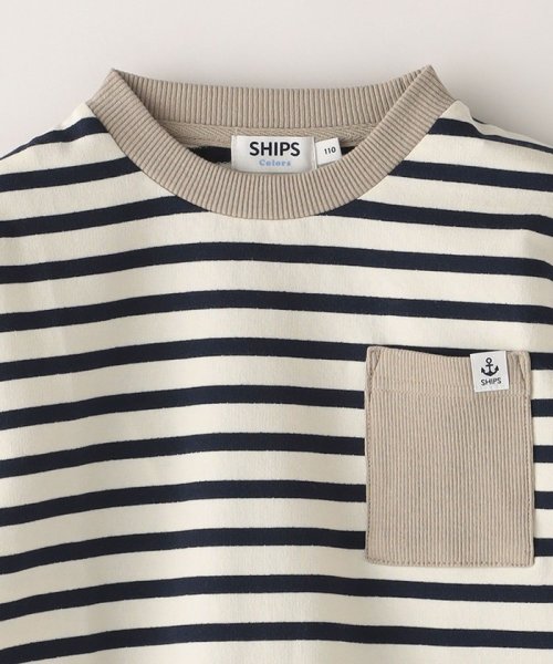 SHIPS Colors  KIDS(シップスカラーズ　キッズ)/SHIPS Colors:ミニ裏毛 ボーダー ロングスリーブ(80～130cm)◇/img02