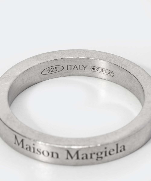 MAISON MARGIELA(メゾンマルジェラ)/メゾン マルジェラ MAISON MARGIELA SM1UQ0080 SV0158 リング RING メンズ レディース アクセサリー ロゴ スモール 指輪 /img05