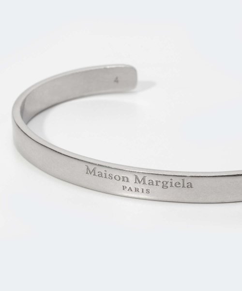 MAISON MARGIELA(メゾンマルジェラ)/メゾン マルジェラ MAISON MARGIELA SM1UY0065 SV0158 ロゴ カフ ブレスレット Cuff メンズ レディース アクセサリー ミデ/img09