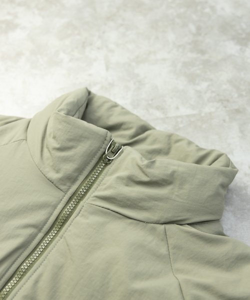 Nylaus(ナイラス)/Washed Nylon Super Loose Padded Military Vest / ワッシャーナイロン スーパールーズ フェイクダウン ミリタリーベ/img27