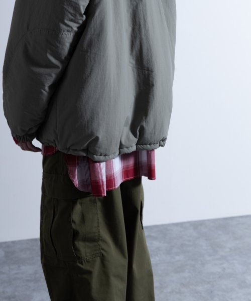 Nylaus(ナイラス)/Reproduction Washed Nylon Super Loose Padded LEVEL7 Jacket / リプロダクト ワッシャーナイロン スー/img11
