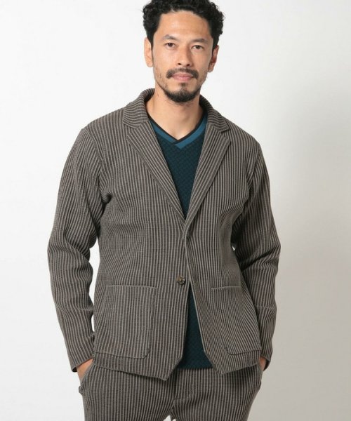 Men's Bigi(メンズビギ)/たて畝ニットジャージテーラードジャケット＜セットアップ対応＞/img08