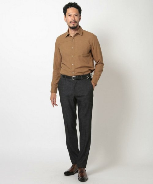 DISTINCTION MEN'S BIGI(ディスティンクションメンズビギ)/スラブデイム調ロイヤルオックスシャンブレースラックスパンツ/img04