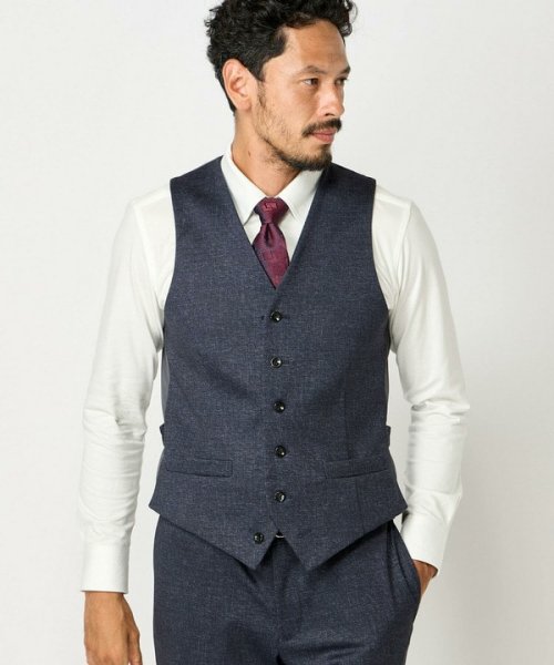 Men's Bigi(メンズビギ)/【ACTIVE TAYLOR】エクストラTRジャージプリントベスト＜スリーピース対応＞/img09