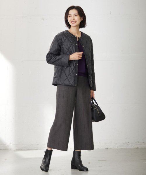 J.PRESS LADIES(J．プレス　レディス)/【洗える】高密度タフタ キルティング ショート コート/img07