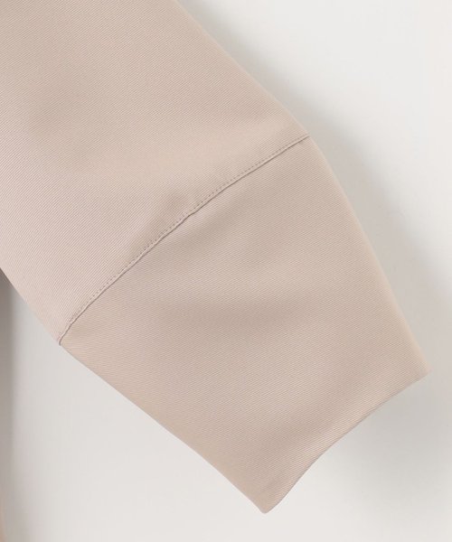 【洗える】グログランノーカラー ジャケット 