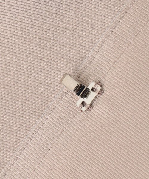 【洗える】グログランノーカラー ジャケット 