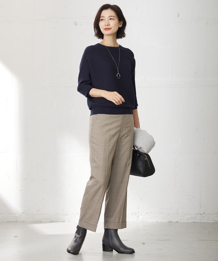 J.プレス レディス(J.PRESS LADIES) |【洗える】VIS/PE RIB ドルマン