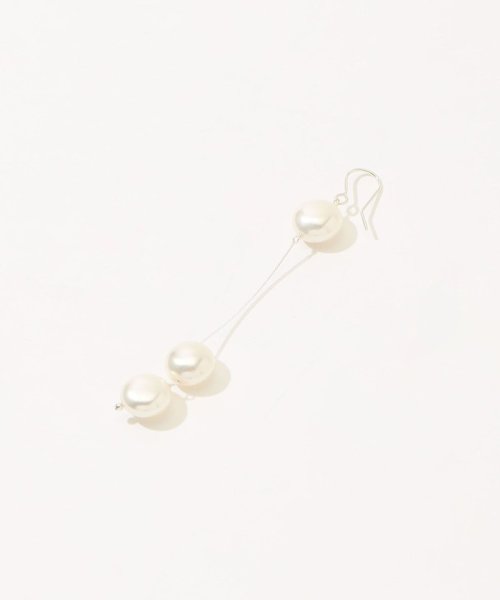 mounir pearl drop ピアス 