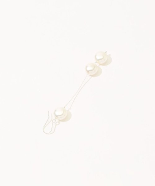 mounir pearl drop ピアス 