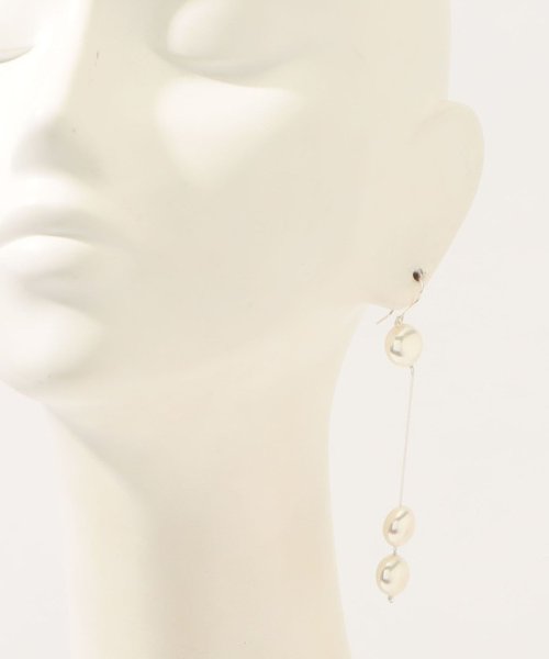 mounir pearl drop ピアス 