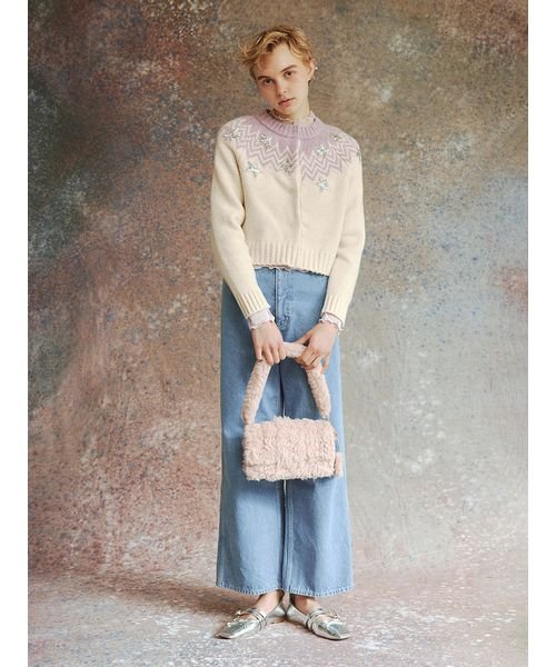 ハイウエストデニムパンツ 予めご了承ください