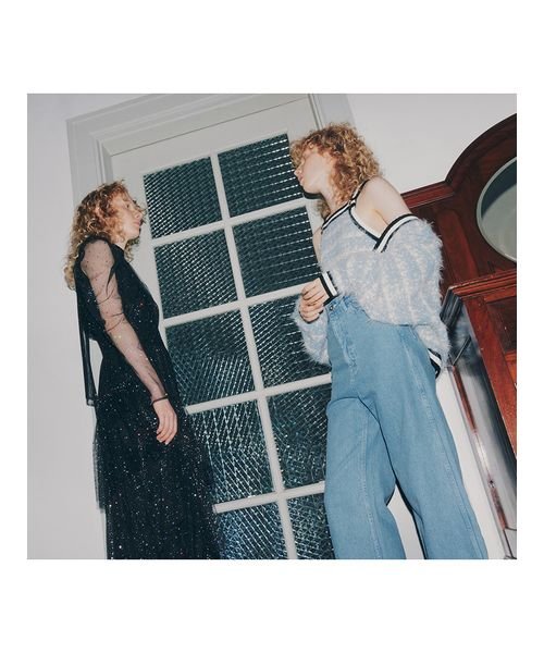 ハイウエストデニムパンツ 予めご了承ください