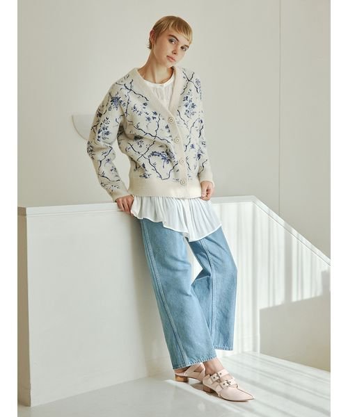 ハイウエストデニムパンツ 予めご了承ください