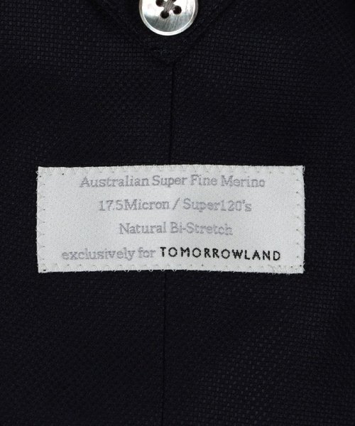 TOMORROWLAND MENS(TOMORROWLAND MENS)/Super120'sウールホップサック シングルブレステッド2Bブレザー/img09