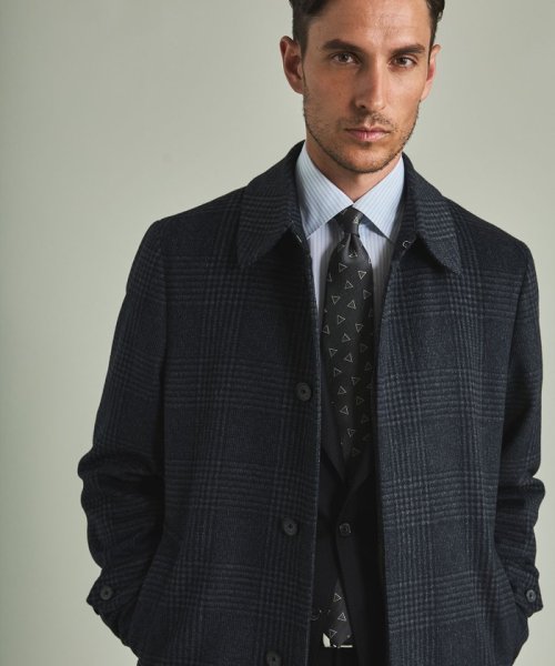 アンゴラビーバー ステンカラーコート 