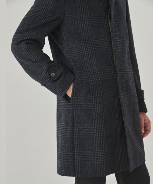 アンゴラビーバー ステンカラーコート 