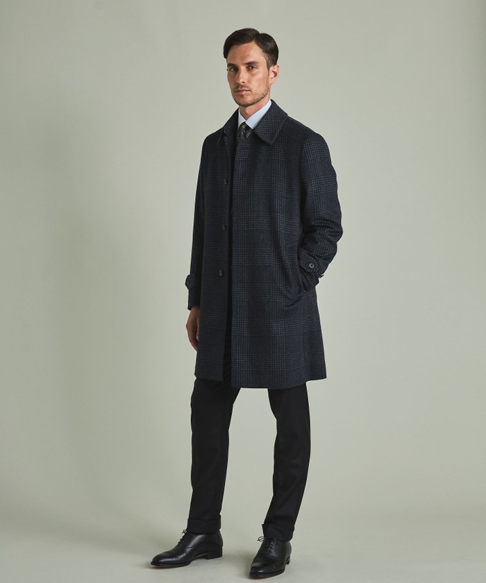 美品⭐バーバリー モノグラム アンゴラ ステンカラーコート アンゴラビーバー ステンカラーコート(505659382)｜HANKYU MEN'S