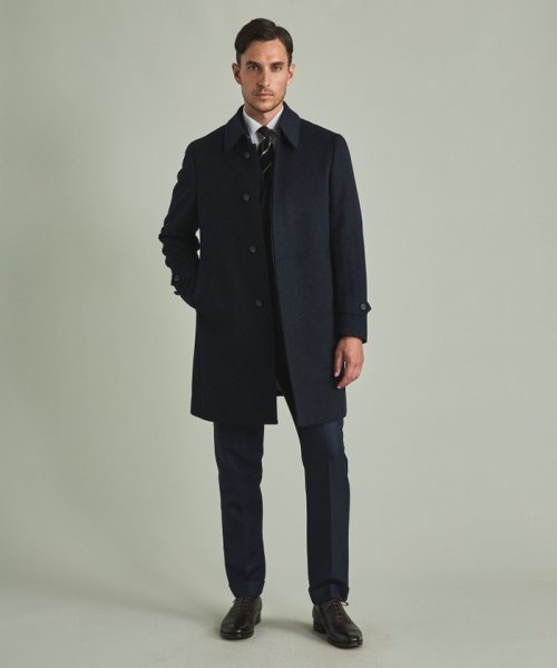 アンゴラビーバー ステンカラーコート 