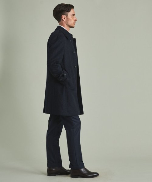 アンゴラビーバー ステンカラーコート 