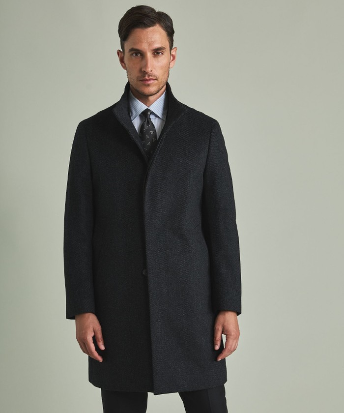 希少 XXXL アンゴラ100% 五大陸　スタンドカラーコート　ロング　メンズ コート｜五大陸(GOTAIRIKU)｜HANKYU MEN'S / 阪急メンズ