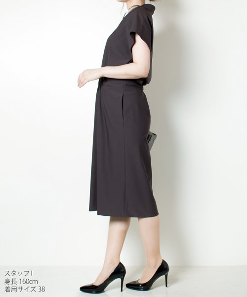 JOCONDE ROYAL(ジョコンダ　ロイヤル)/ハイテンションジャージー ドレス/img36