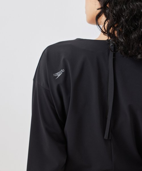 【speedo】UV ステイフィットエコ長袖ラッシュガード UV Sensitive