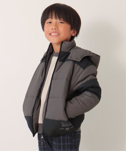 ikka kids(イッカ　キッズ)/フード脱着中綿切り替えジャケット（120〜160cm）/img21