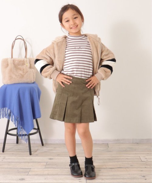 ikka kids(イッカ　キッズ)/ボアフリース袖切り替えパーカー（120〜160cm）/img11