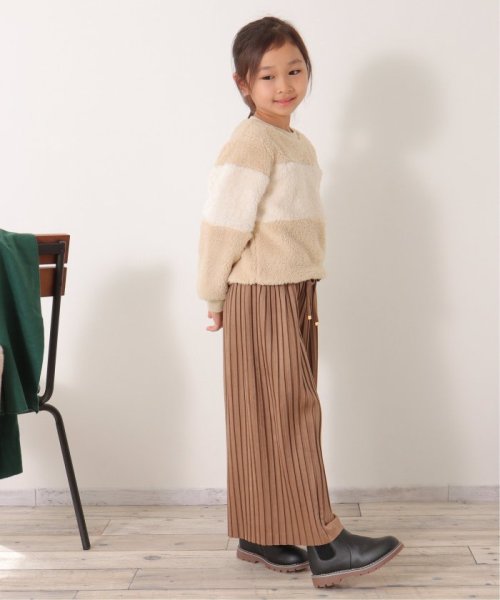 ikka kids(イッカ　キッズ)/フェイクファー切り替えプルオーバー（120〜160cm）/img07