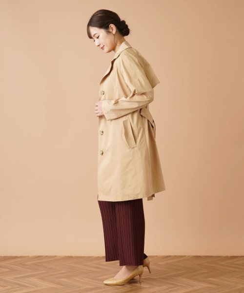 ミディ丈トレンチコート B80